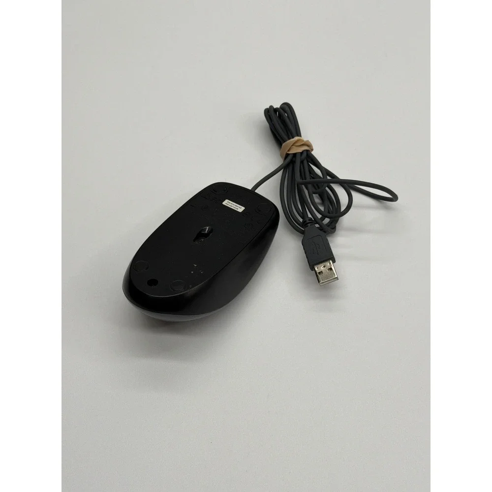 Logitech M-U0026 Wired USB Optical‎ Mouse Black Gray 810-002182 HS710HB